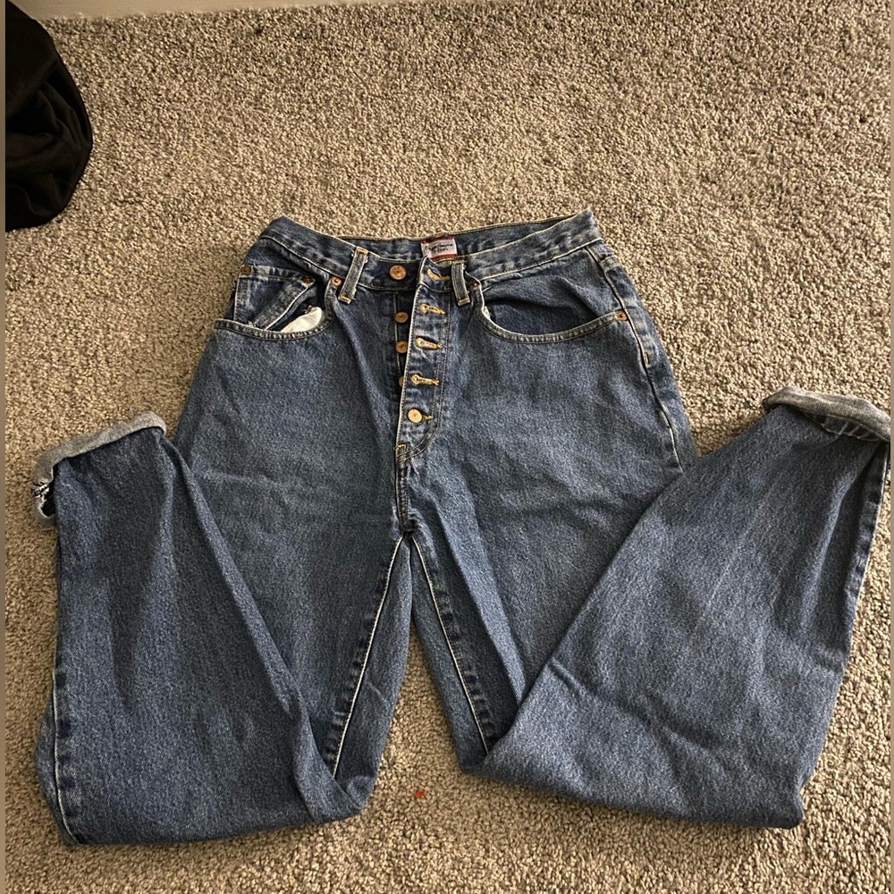 Vintage Pepe London High waisted “mom” Jeans